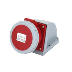 Ổ cắm công nghiệp cố định gắn tủ 3 pha 380V 16A 5 chân IP67