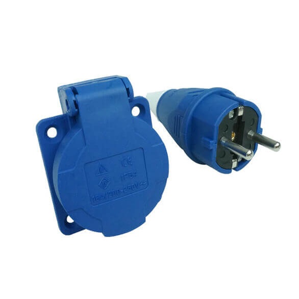 Phích cắm điện cao cấp 16A - 2 chấu - 220V